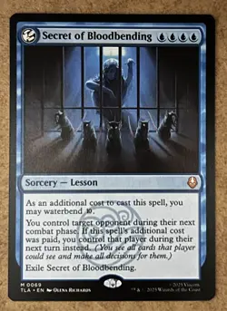 Secret of Bloodbending Avatar: The Last Airbender TLA - NM MTG - Image 1