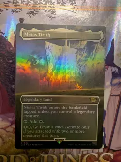 Minas Tirith (0341) (Borderless) Universes Beyond: the Lord of the Rings NM FOIL - Image 1
