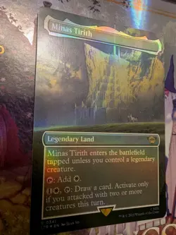 Minas Tirith (0341) (Borderless) Universes Beyond: the Lord of the Rings NM FOIL - Image 2