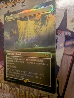 Minas Tirith (0341) (Borderless) Universes Beyond: the Lord of the Rings NM FOIL - Image 3