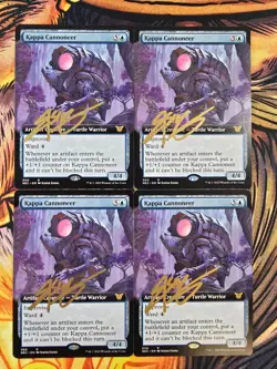Kappan Cannoneer (Extended Art) x4 - (Signed by Artist) Magic the Gathering MTG! - Image 1