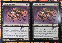 Faerie Macabre x2 - (Signed by Artist) Magic the Gathering MTG! - Image 1