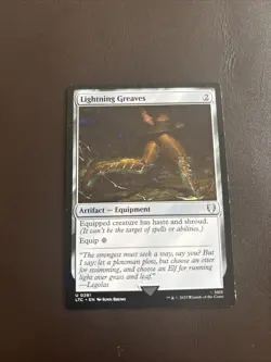 Lightning Greaves Commander Masters Regular - Image 1