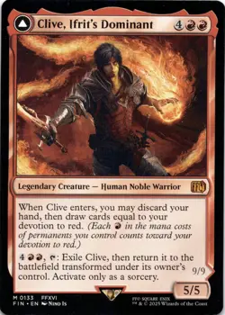 Clive, Ifrit's Dominant Final Fantasy Magic MTG NM - Image 1