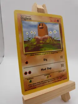 Pokemon Common Card : Diglett 47/102 (Base Set) - Image 2