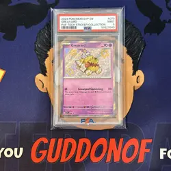 PSA 9 MINT 2024 Pokemon Paldean Fates GREAVARD #070 Sticker Collection - Image 1