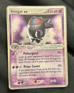 Pokemon Gengar ex 108/112 Firered & Leafgreen Holo ENG-Played - Image 1