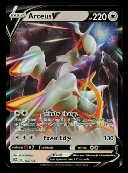 Pokemon Arceus V 122/172 Brilliant Stars Ultra Rare Holo NM - Image 1