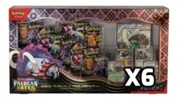 Pokemon Paldean Fates Great Tusk Iron Threads Ex Premium Collection Sealed Case - Image 1