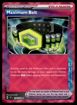 MAXIMUM BELT 154/162 ACE SPEC RARE TEMPORAL FORCES POKEMON - Image 1