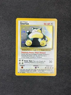 Pokemon TCG Snorlax 11/64 Jungle NO SYMBOL ERROR Holo Rare [B] - Image 1