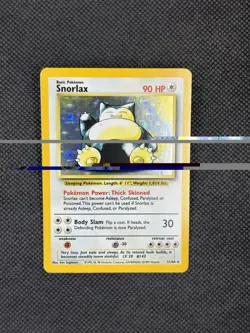 Pokemon TCG Snorlax 11/64 Jungle NO SYMBOL ERROR Holo Rare [B] - Image 3