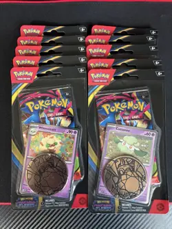 Pokemon Phantasmal Flames Cottonee/Whimsicott 10 blister packs New and Sealed - Image 1