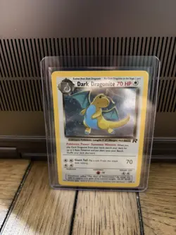 Pokemon TCG Dark Dragonite Holo Rare - Team Rocket 5/82 - WOTC - LP - Image 1