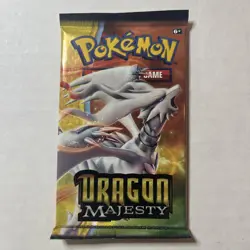 Pokemon Dragon Majesty Booster Pack Sealed Sun and Moon Reshiram Art - Unweighed - Image 1