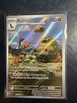 Mudsdale 175/162 S&V Temperal Forces Pokemon Illustration Rare - NM - Image 1
