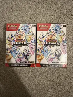 Pokemon TCG Prismatic Evolutions Booster Bundle X2 - New and Sealed - Image 1