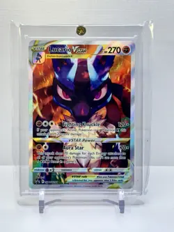 Lucario Vstar - SWSH291 Crown Zenith ETB Promo Pokemon Card - NM/M - Image 1