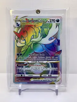 Hisuian Samurott VSTAR Swsh10: Astral Radiance Secret Pokemon Card 197/189 NM/M - Image 1
