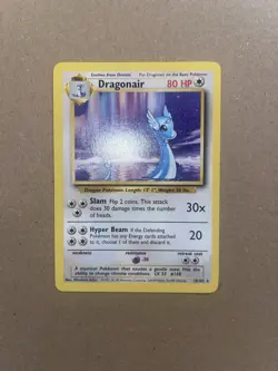 Dragonair 18/102 Non Holo Rare Base Set Unlimited 1999 WOTC Pokemon Card NM MINT - Image 2
