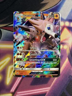 Lycanroc GX - SM14 - Pokemon Sun & Moon Promo Ultra Rare Card HP - Image 1