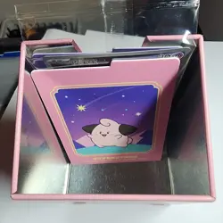 Pokemon Chinese Exc Cleffa Deck Tin w/ SEALED Promo + Card Dividers - Image 5