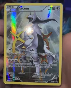 Arceus XY83 Full Art Holo Ultra Rare Pokemon Card Black Star Promo 2015 MP! - Image 3