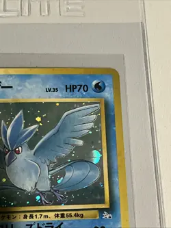 Articuno Pokemon Card Japanese No.144 Fossil Set Vintage Holo - Image 4