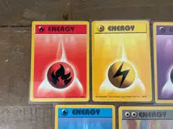 Pokemon Energy card 96/102 97/102 98/102 99/102 100/102 101/102 102/102 Base Set - Image 2