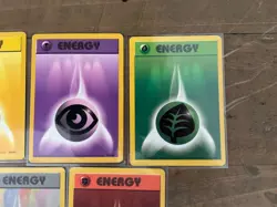 Pokemon Energy card 96/102 97/102 98/102 99/102 100/102 101/102 102/102 Base Set - Image 3