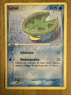 Lotad 63/107 Common Pokemon EX Deoxys NM 2005 TCG Card Era ITALIAN - Image 1