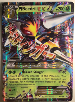 M Beedrill EX XY158 Jumbo Cards Holo - Image 1