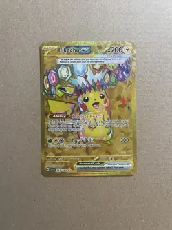 Pikachu ex 247/191 Hyper Secret Rare SV Surging Sparks Pokemon Card MINT - Image 1