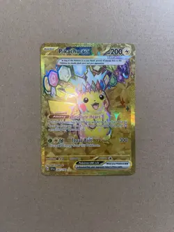 Pikachu ex 247/191 Hyper Secret Rare SV Surging Sparks Pokemon Card MINT - Image 2