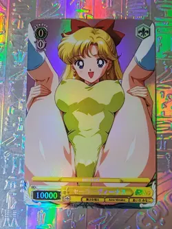 Card Goddess Anime Sailor Moon Mercury Mars Jupiter Venus Sexy Holo Oil - Image 1