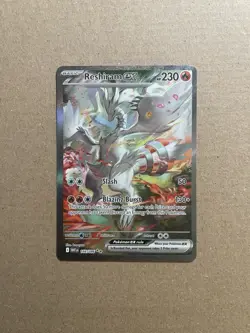 Reshiram ex 166/086 Special Illustration Rare SV White Flare Pokemon Card MINT - Image 1