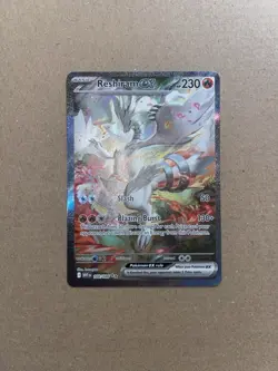 Reshiram ex 166/086 Special Illustration Rare SV White Flare Pokemon Card MINT - Image 2