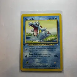 Totodile 81/111 NM 1st Edition Vintage Pokemon Card. Never played with mint - Image 1