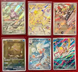 Pokemon TCG 6 Card Lot of IR FULL ART HOLO Pokemon Cards M/NM Pokemon Cards TCG - Image 1