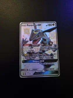 Rayquaza GX 177a/168 Alternate Art Promo Holo Card NM Condition - Image 1