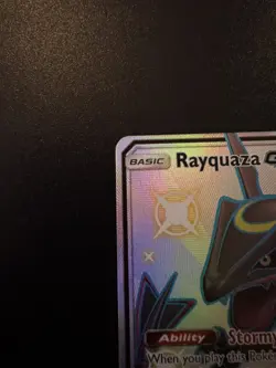 Rayquaza GX 177a/168 Alternate Art Promo Holo Card NM Condition - Image 3
