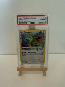Rayquaza PSA 10 Vivid Voltage 138/185 Pokemon Card Gem Mint - Image 1