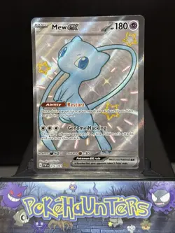Pokemon Card Mew Ex 216/091 Paldean Fates Shiny Ultra Rare Full Art Near Mint - Image 1