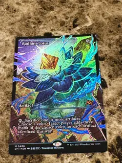 RADIANT LOTUS Magic MTG Aetherdrift Showcase Foil - Image 1