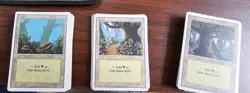 100 Mtg Revised Forest - Mix Of 40 A, 19 B, And 41 C. Magic The Gathering Land - Image 1
