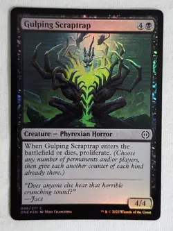 Gulping Scraptrap 096 Phyrexia: All Will Be One Foil Magic the Gathering - Image 1