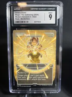 Orim's Chant (Borderless) Modern Horizons 3 Regular CGC Mint 9 - Image 1