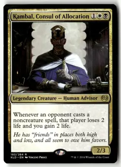 MTG - Kambal, Consul of Allocation 183 Regular NM Kaladesh - Image 1