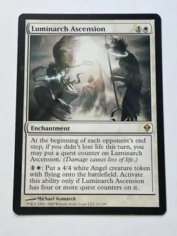 MTG Luminarch Ascension LP Zendikar Regular Magic The Gathering - Image 1