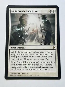 MTG Luminarch Ascension LP Zendikar Regular Magic The Gathering - Image 2